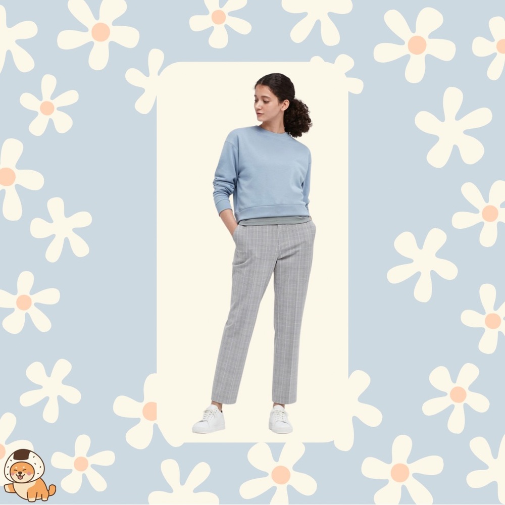 Uniqlo Gray Ankle Pants